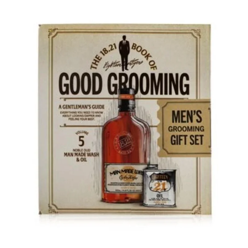 18.21 Man Made  Book of Good Grooming Gift Set for Men - Volume 5 - 2 Piece