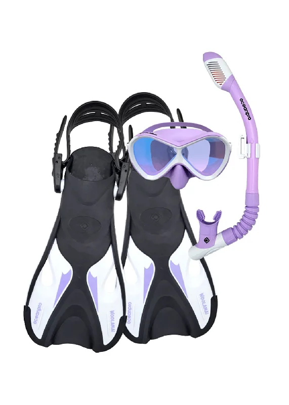 Ocean Pro Woolamai Junior Mask Snorkel Fin Set