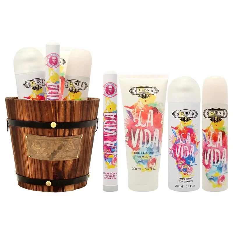 Cuba  Cuba La Vida Gift Set for Women - 4 Piece