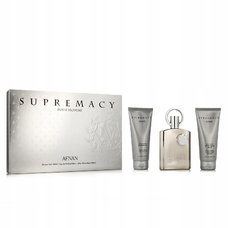 Afnan Perfumes  Afnan Supremacy Silver Gift Set for Mens