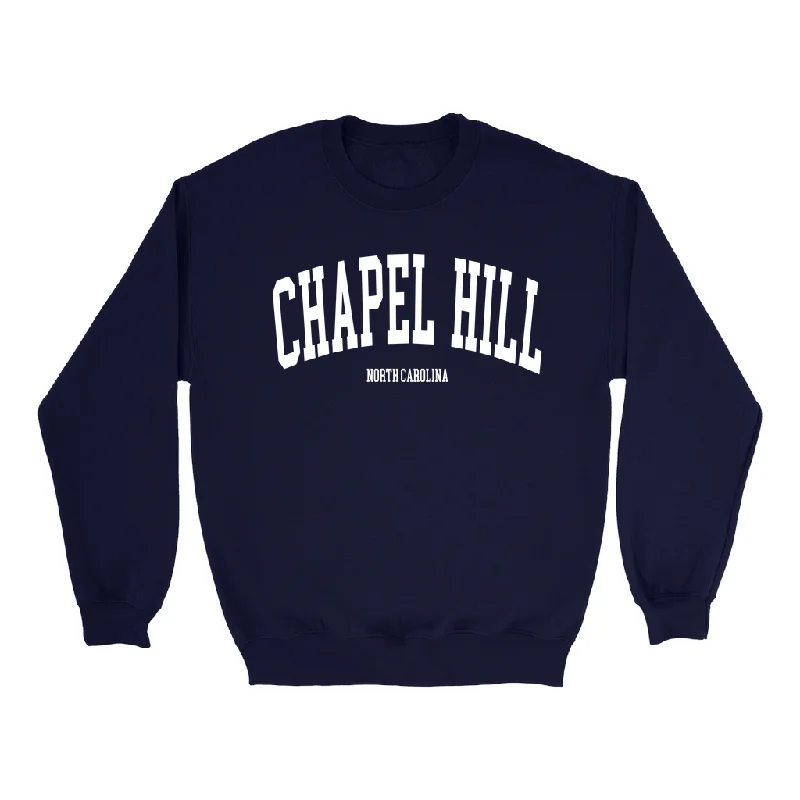 Chapel Hill North Carolina Classic Navy Adult Sweatshirt