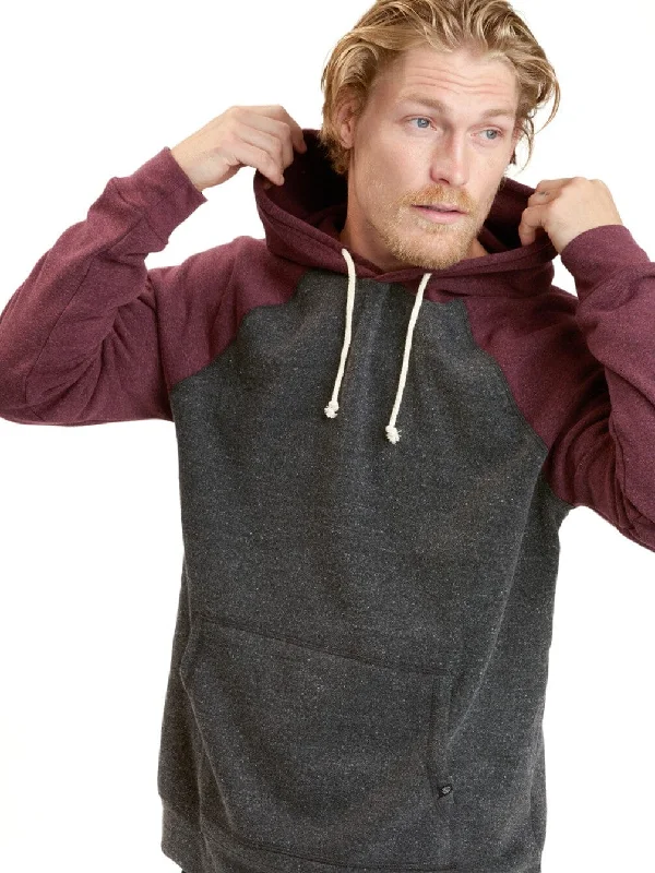 Colorblock Raglan Triblend Hoodie