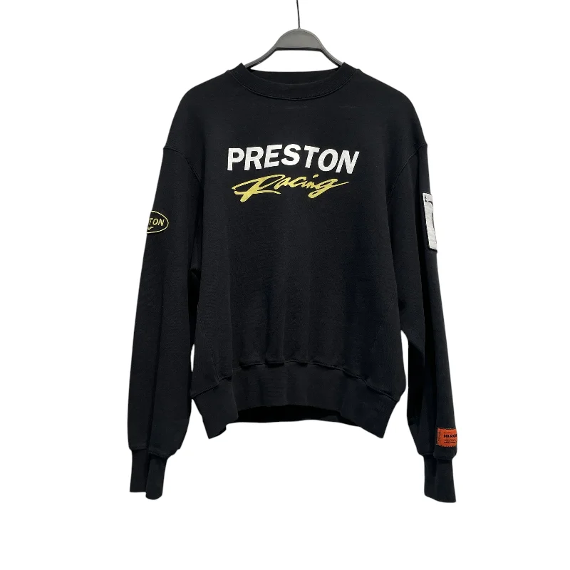 HERON PRESTON/Sweater/M/Cotton/BLK/RACING