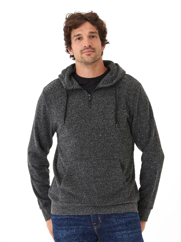 Triblend Breton Half Zip Hoodie