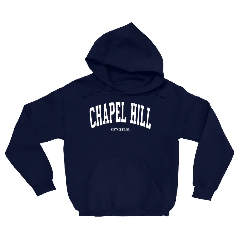 Chapel Hill North Carolina Classic Navy Adult Hoodie