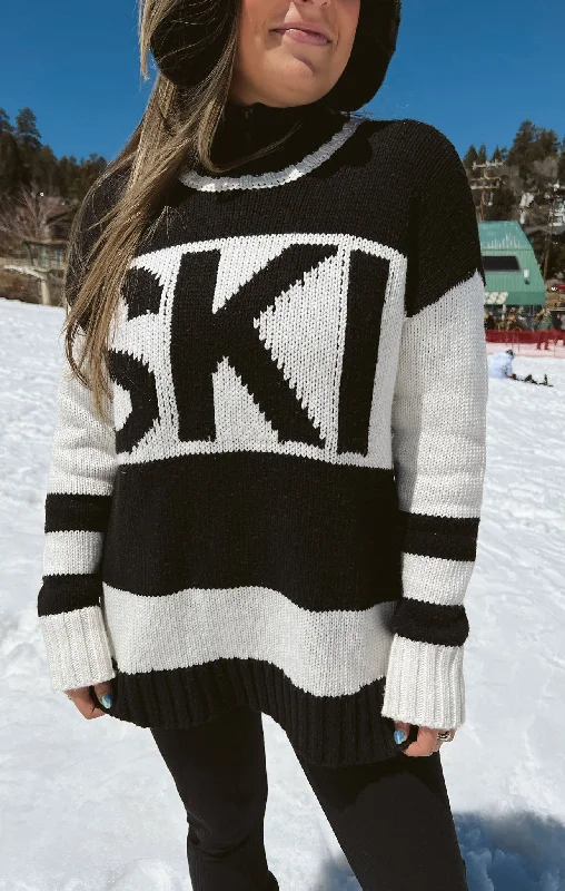 Ski in Sweater ~ Ski Knit Black