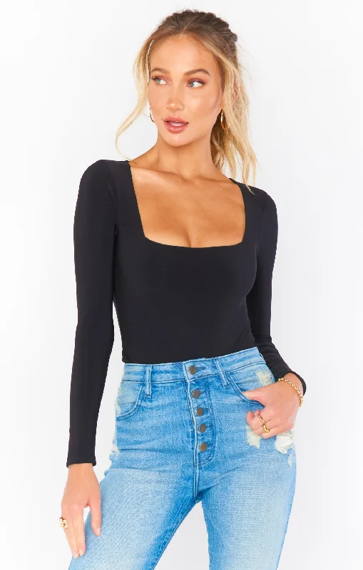 Unreal Bodysuit ~ Black Stretch