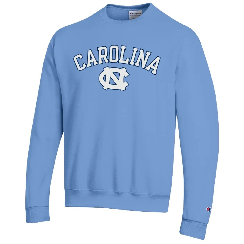 Carolina Blue UNC Basic Crewneck Sweatshirt by Champion