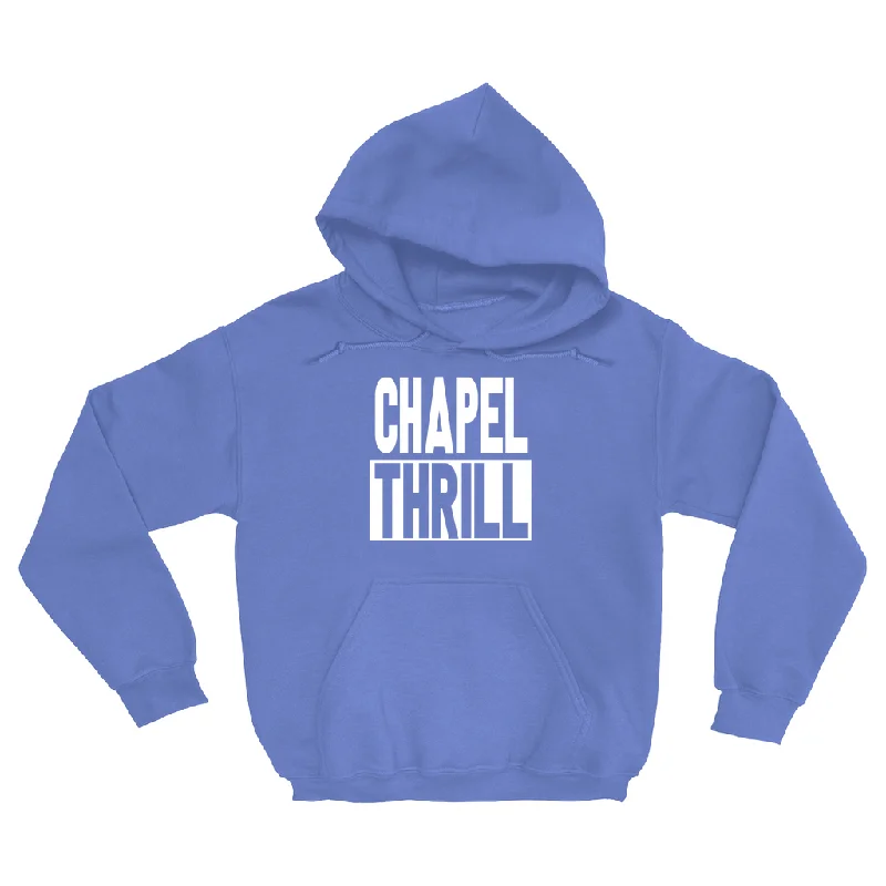 Chapel Thrill Blocky Carolina Blue Adult Hoodie