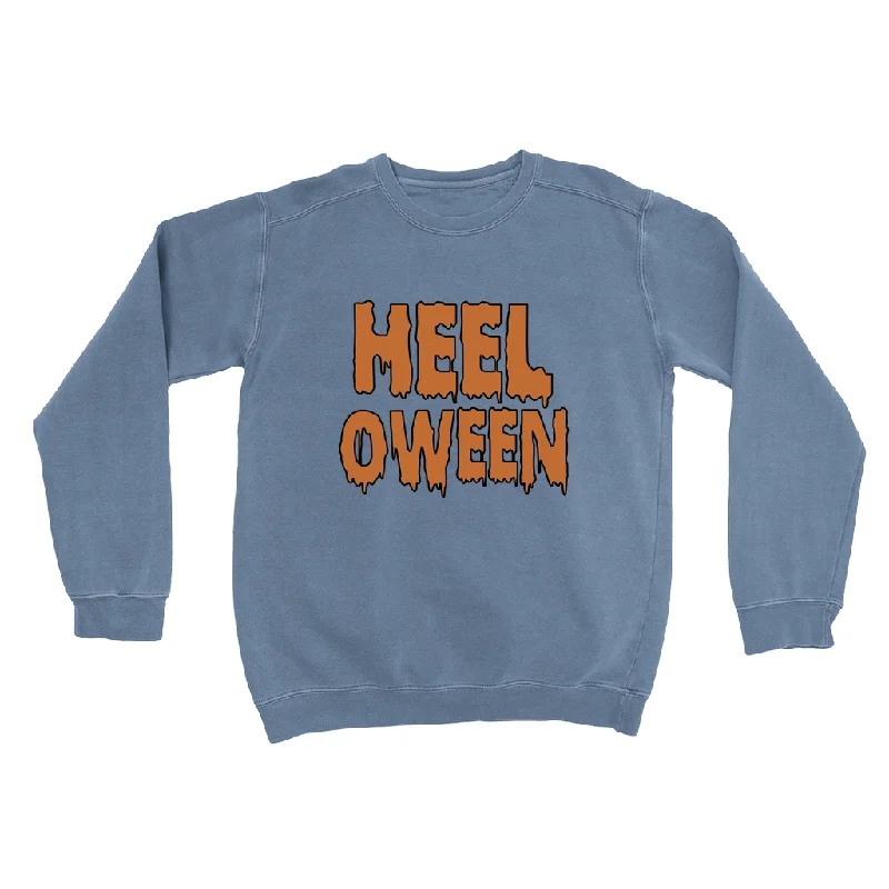 Heel-oween Comfort Colors Adult Sweatshirt in Blue Jean