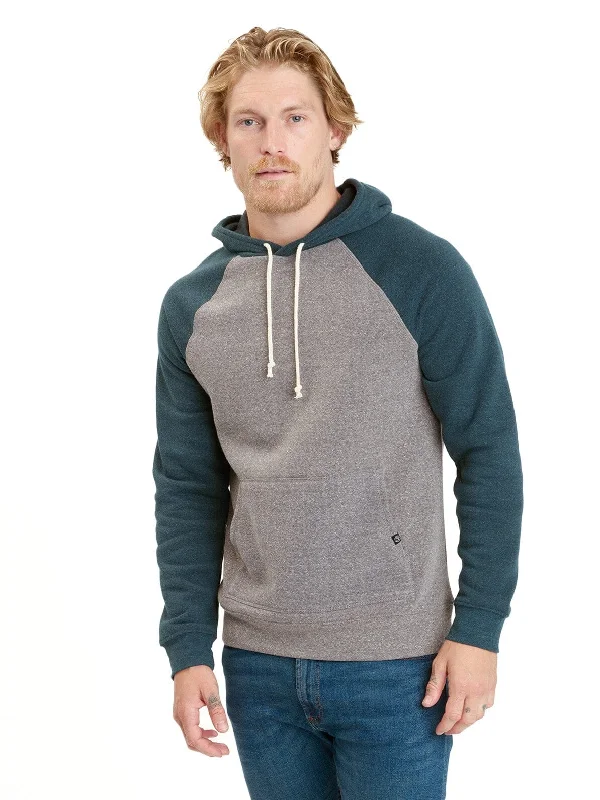 Colorblock Raglan Triblend Hoodie