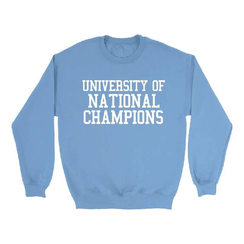 University of National Champions Carolina Blue Adult Sweatshirt