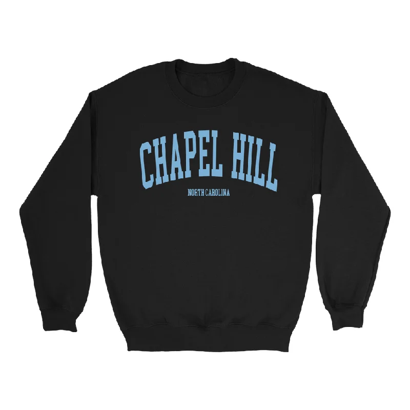 Chapel Hill North Carolina Classic Black Adult Sweatshirt