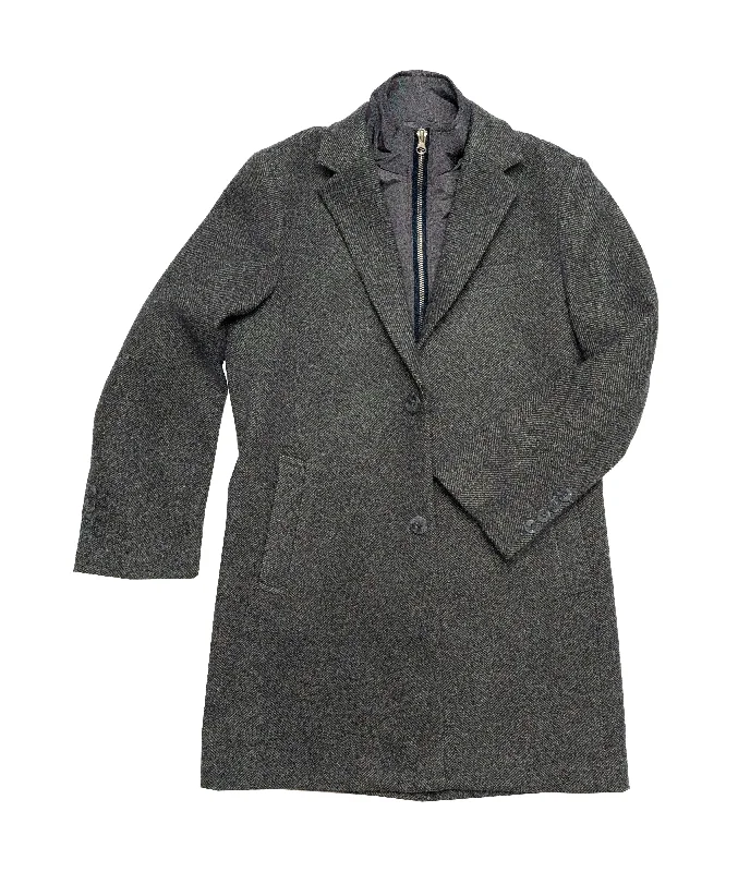 CT1031- Tweed Coat with Removable Vest Insert