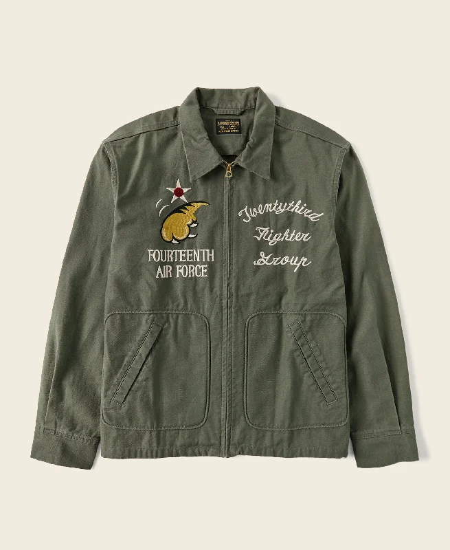 USAAF 14th Air Force Flying Tigers Embroidery Jacket