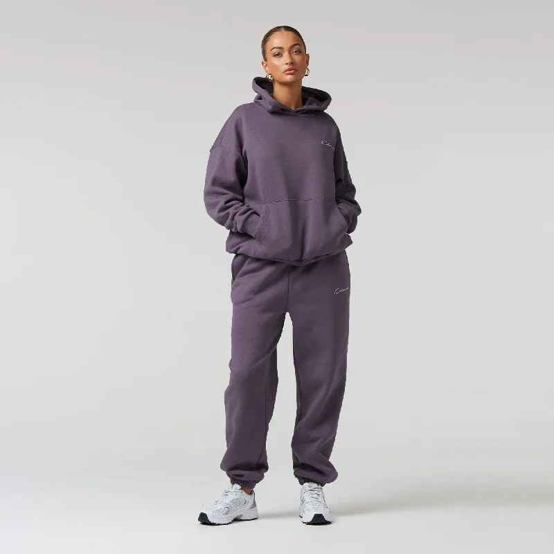 Core Signature Tracksuit | Midnight Plum