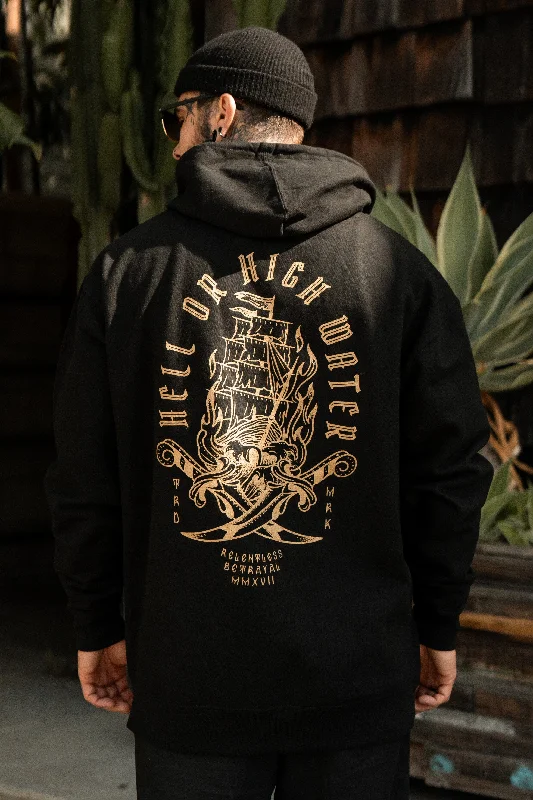 Hell or High Water Gold Foil Hoodie