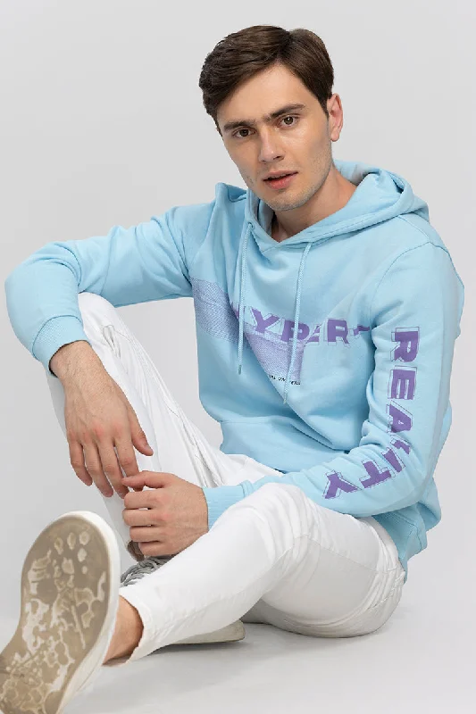 Hyper Reality Blue Hoodie