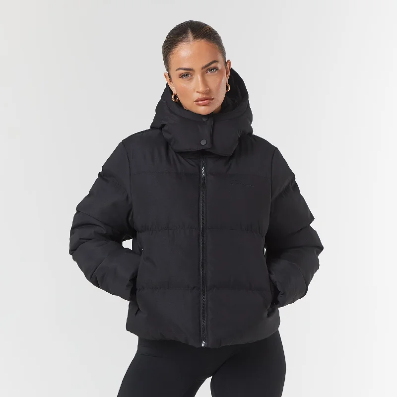 Storm Cuff Puffer | Black