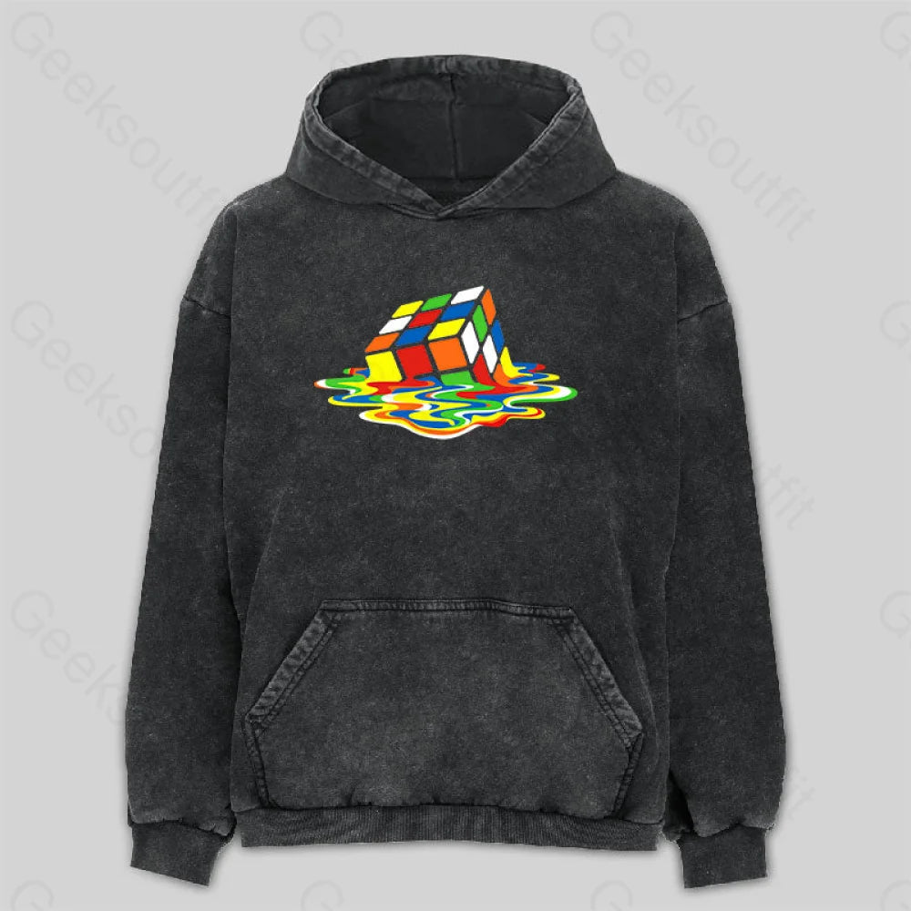 Magic Cube Colourful Washed Hoodie