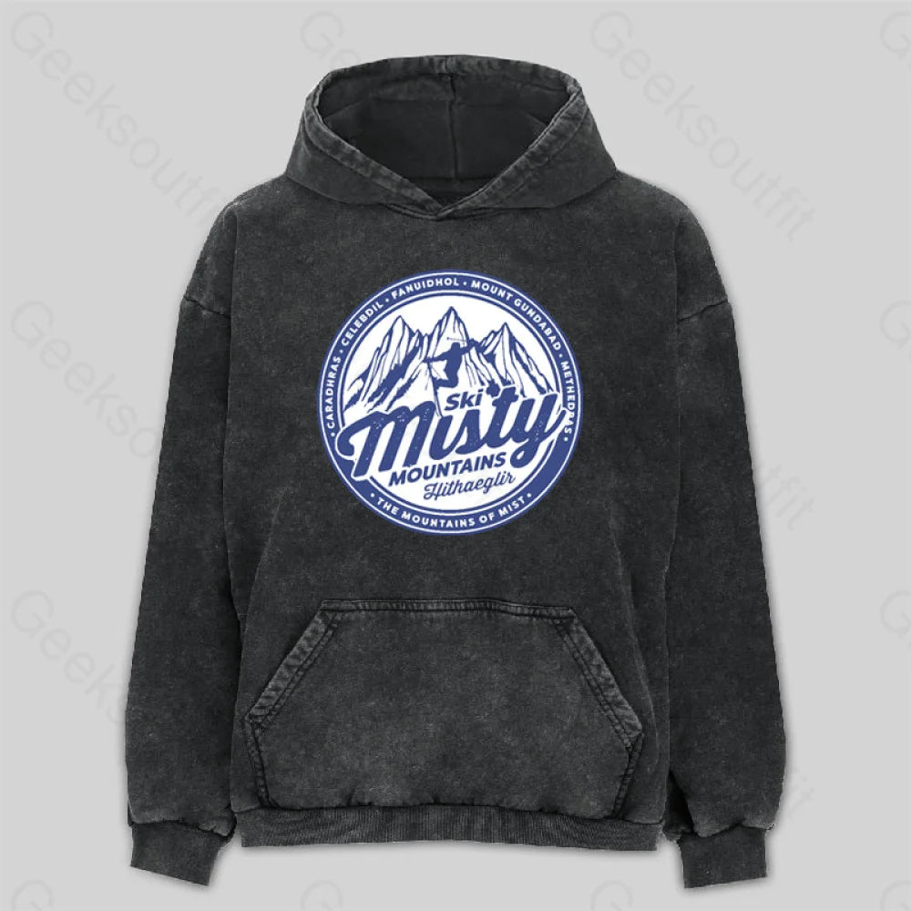 Misty Mountains Washed Hoodie