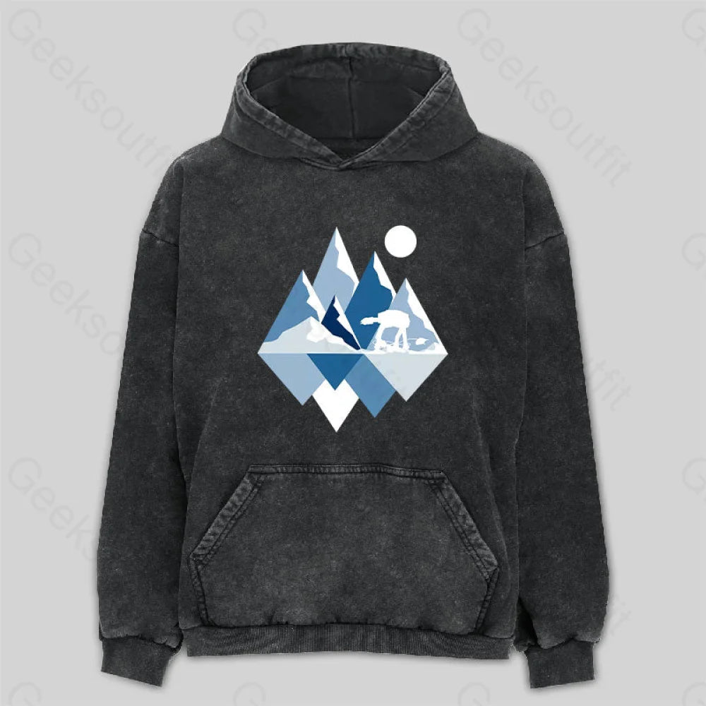 Ice Planet View Washed Hoodie