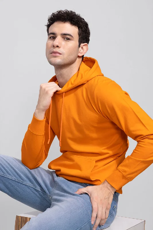 Solid Orange Hoodie