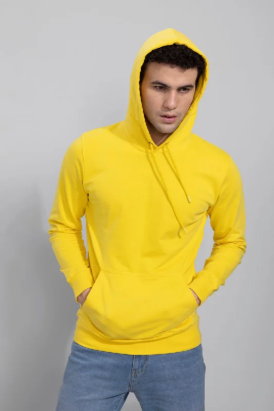 Solid Yellow Hoodie