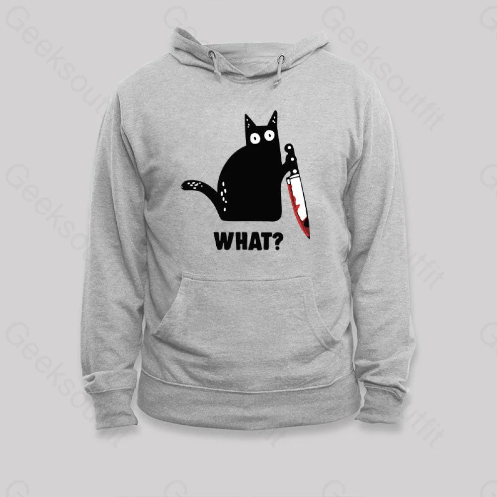 What Cat Funny Hoodie