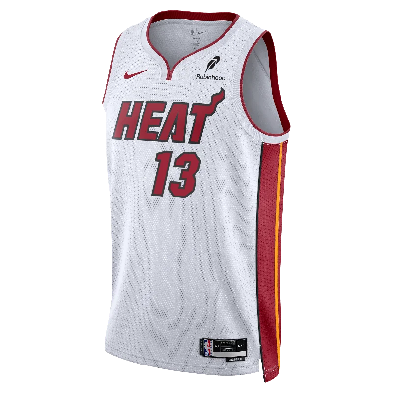 Bam Adebayo Nike Miami HEAT Association White Swingman Jersey