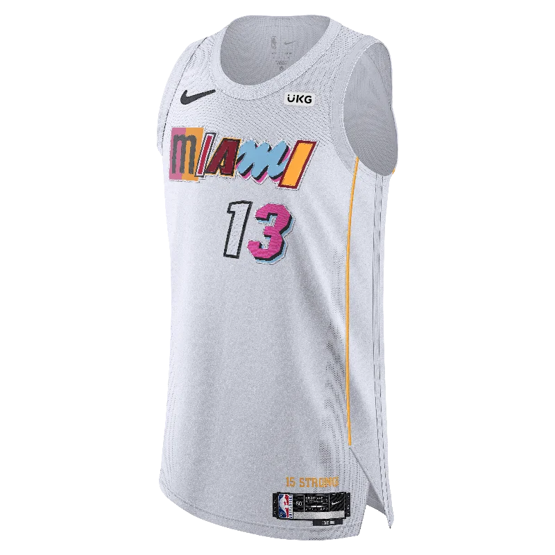 Bam Adebayo Nike Miami Mashup Vol. 2 Authentic Jersey