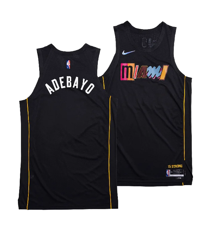 Bam Adebayo Nike Miami HEAT Mashup Youth Swingman Jersey - Custom Number Style