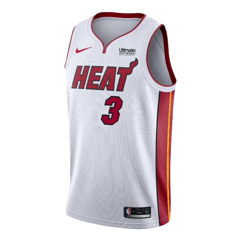 Dwyane Wade Nike Miami HEAT Youth Association White Swingman Jersey