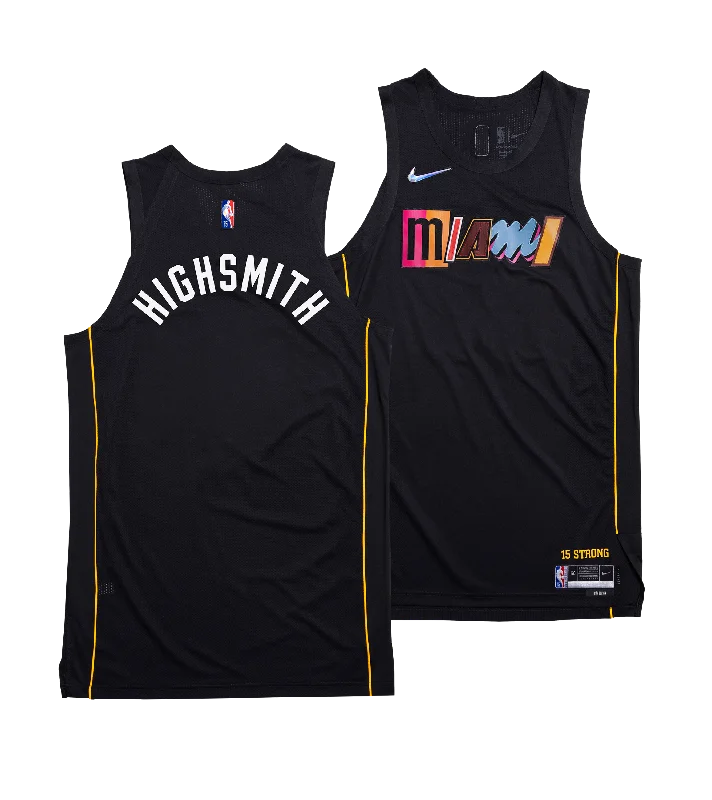 Haywood Highsmith Nike Miami HEAT Mashup Swingman Jersey - Custom Number Style