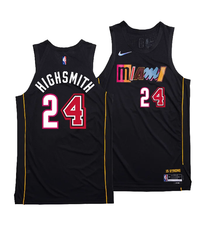 Haywood Highsmith Nike Miami HEAT Mashup Swingman Jersey - Player's Choice