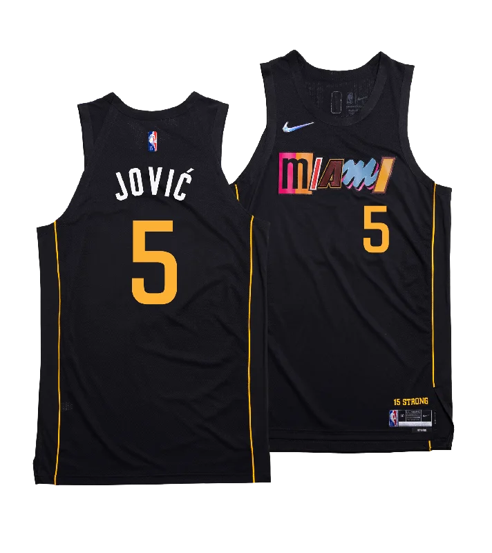 Nikola Jović Nike Miami HEAT Mashup Youth Swingman Jersey - Player's Choice