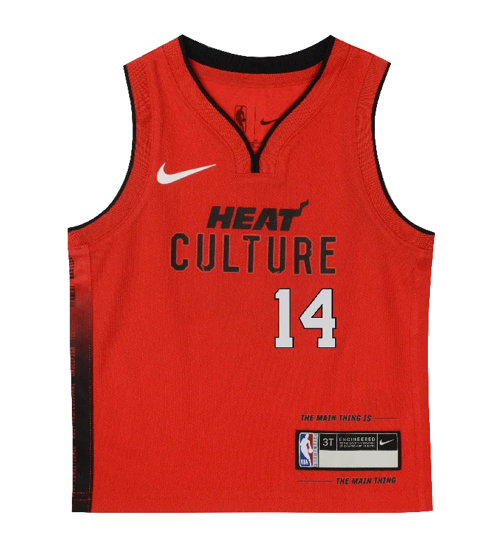 Tyler Herro Nike HEAT Culture: Blood Red Kids Replica Jersey