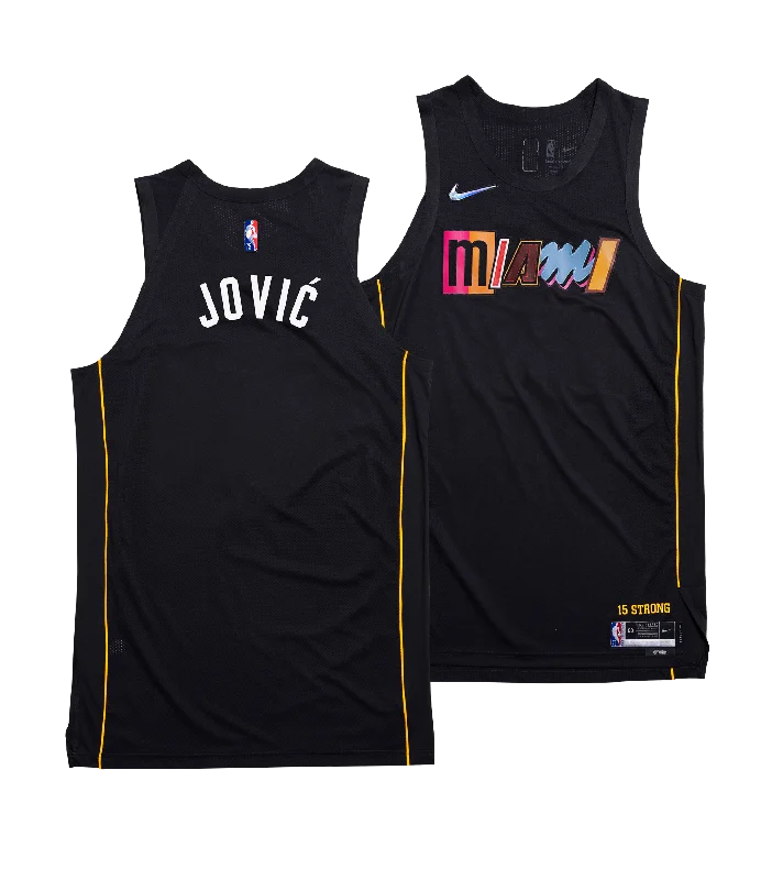 Nikola Jović Nike Miami HEAT Mashup Swingman Jersey - Custom Number Style