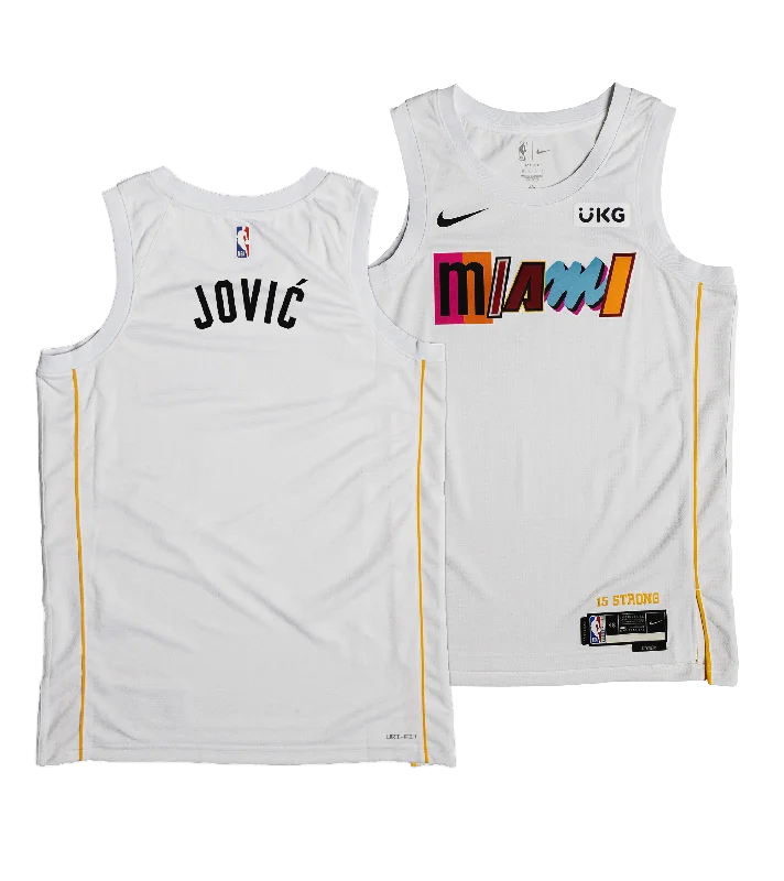 Nikola Jović Nike Miami Mashup Vol. 2 Swingman Jersey - Custom Number Style