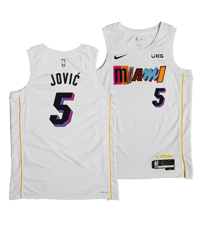 Nikola Jović Nike Miami Mashup Vol. 2 Youth Swingman Jersey - Player's Choice