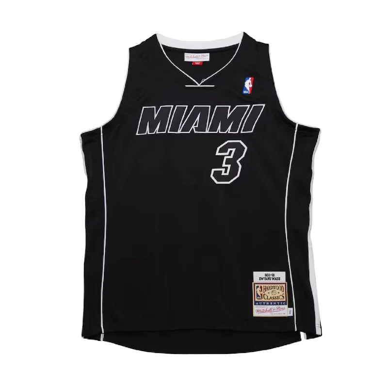 Dwyane Wade Mitchell & Ness Miami HEAT 2011-12 Alternate Authentic Jersey