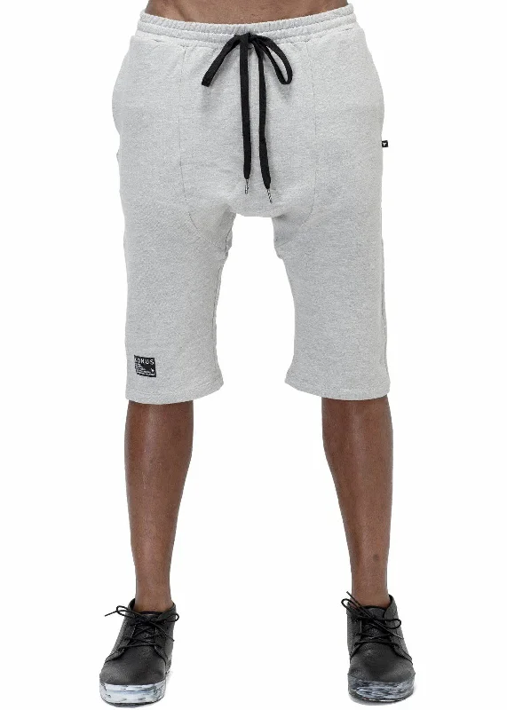 Konus Men's Terry Shorts in H. Grey