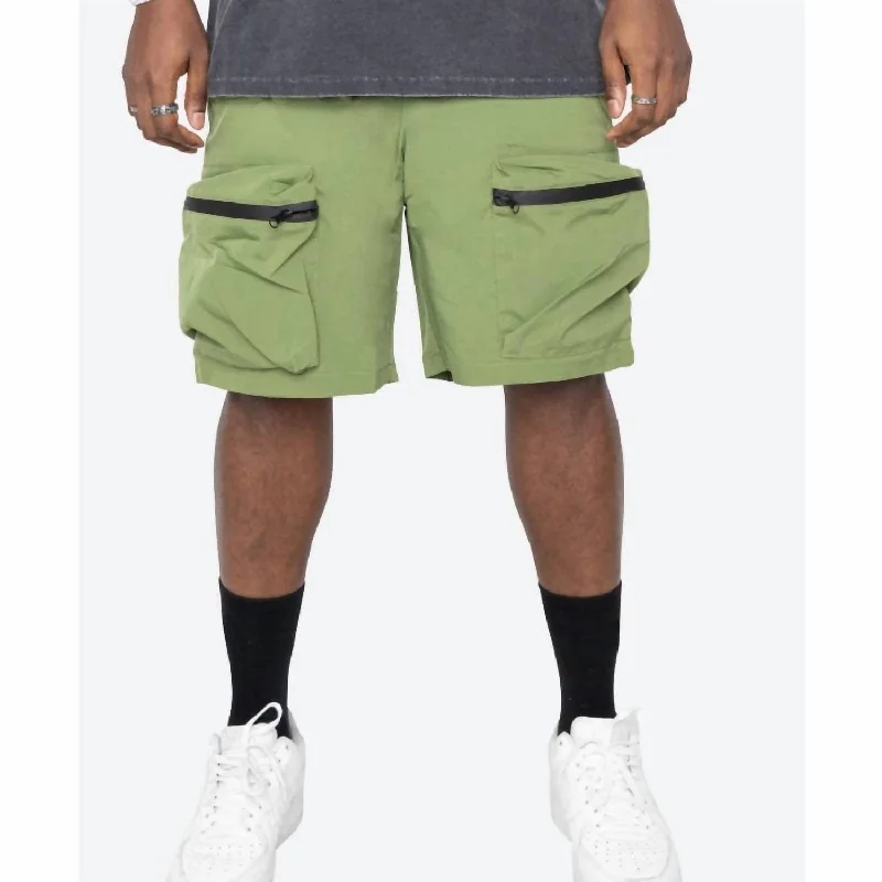 Men's Combat Shorts In Green