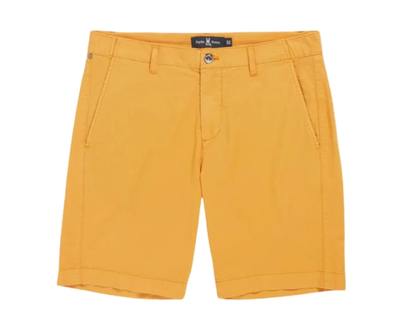 Psycho Bunny Diego Oxford Gold Yellow Shorts B6R790N1CE-OXG